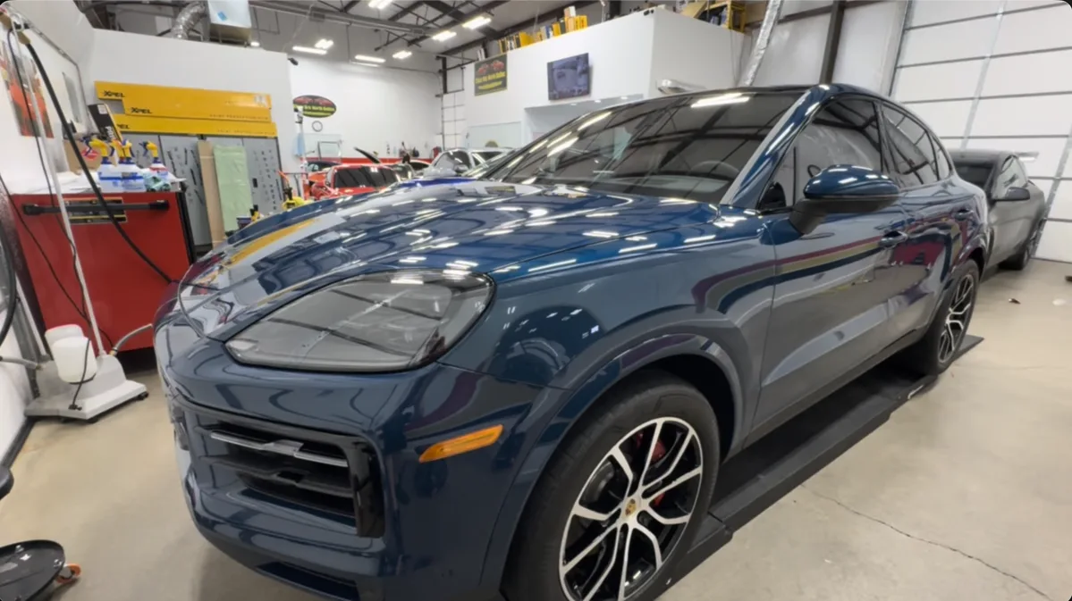 Porsche Cayenne with full paint protection film package