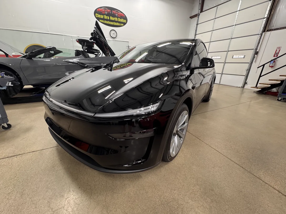 Tesla PPF and ceramic coating service at Clear Bra North Dallas