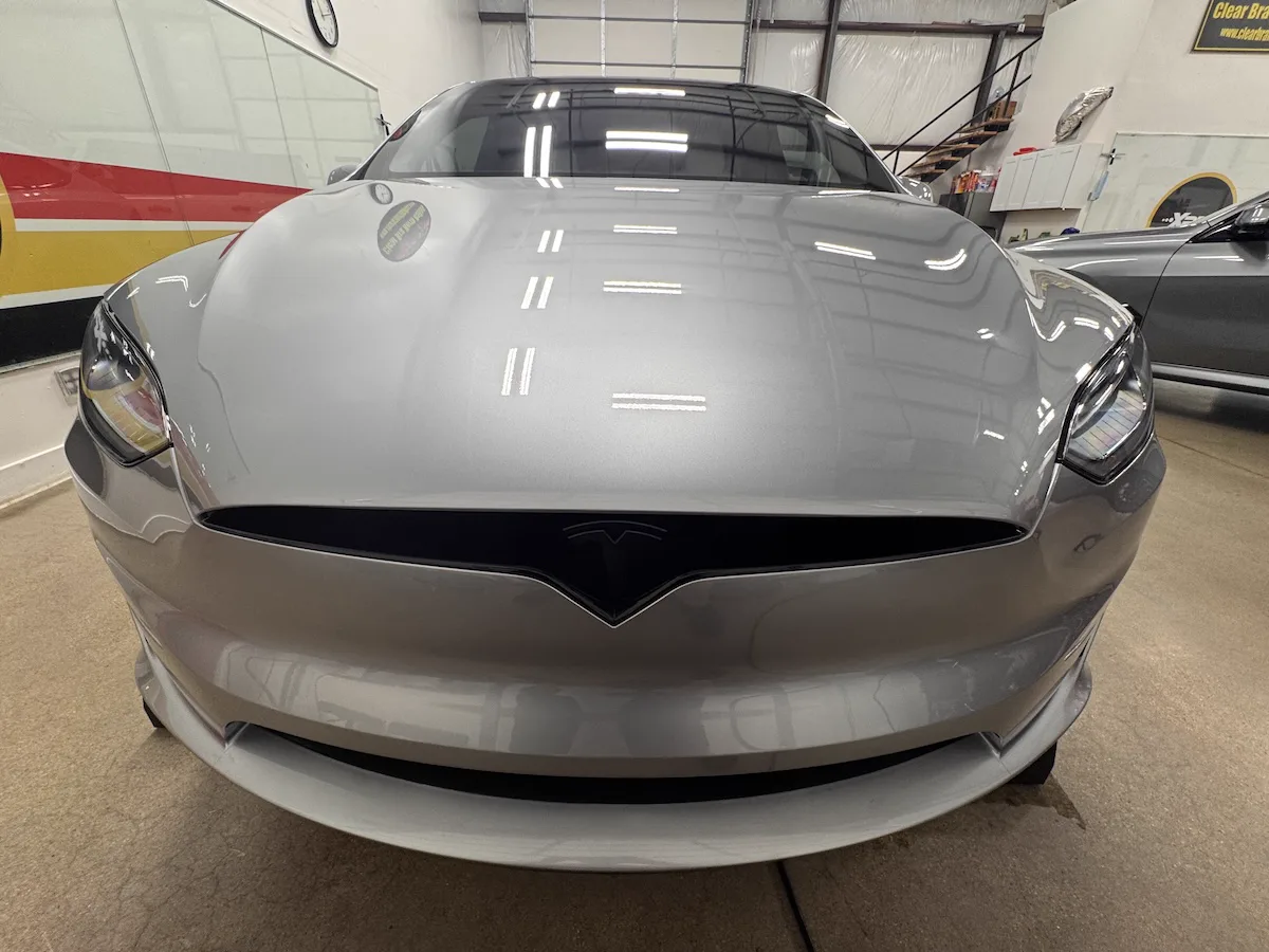 Tesla PPF and ceramic coating service at Clear Bra North Dallas